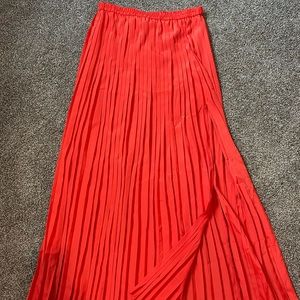Michael Kors Pleated Maxi Skirt SZ S